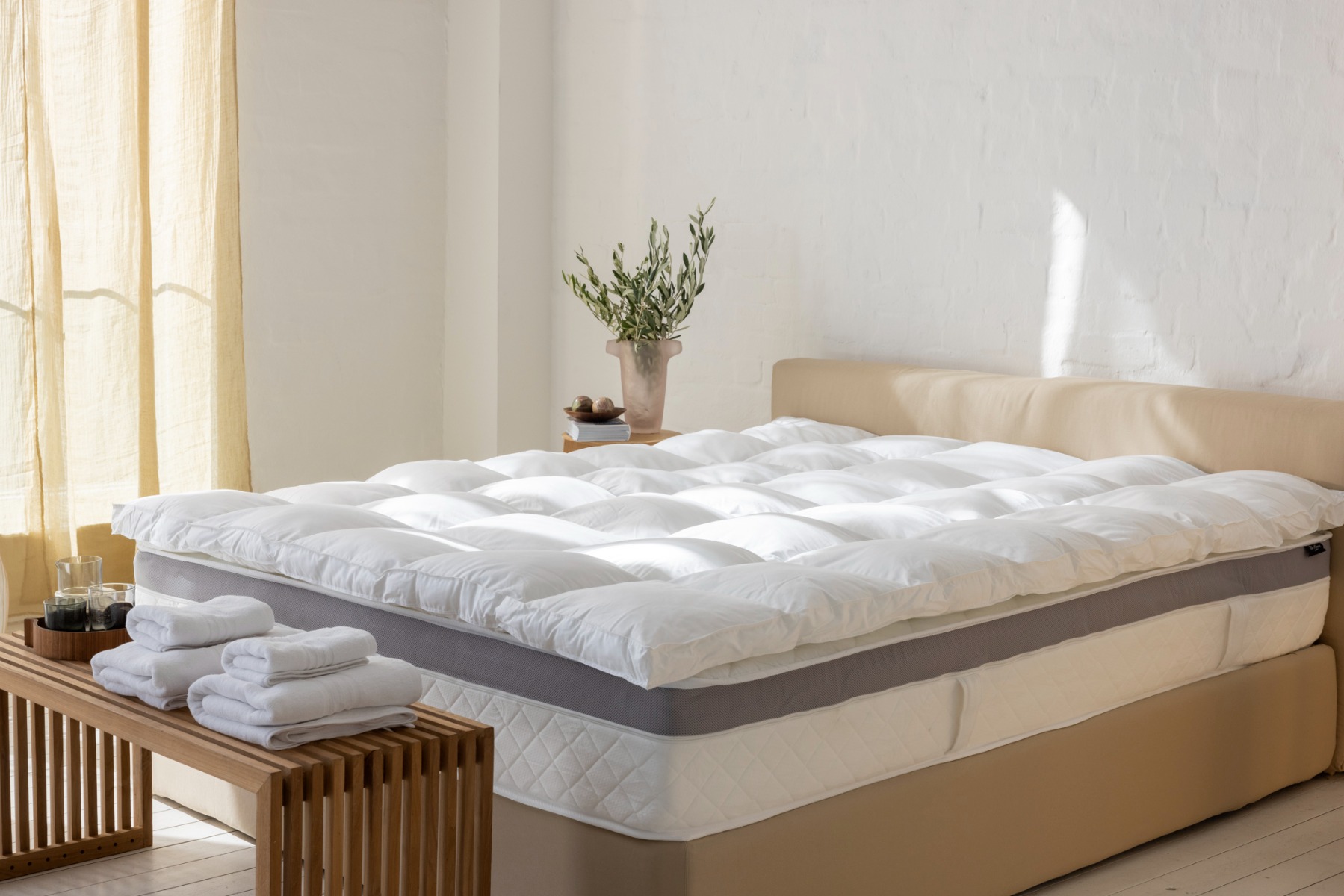 Minde om Støv Forhøre Hanse® Natural Hybrid Mattress Topper| Sleep as in 5-Star Hotels